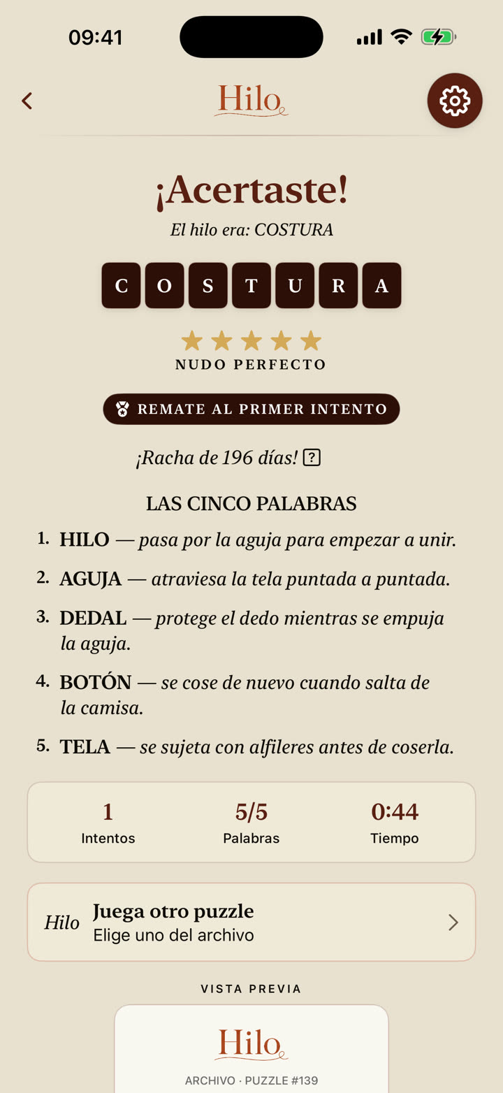 Modo Hardcore — Hilo