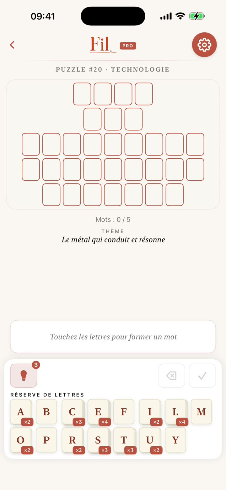 Formez cinq mots — Hilo